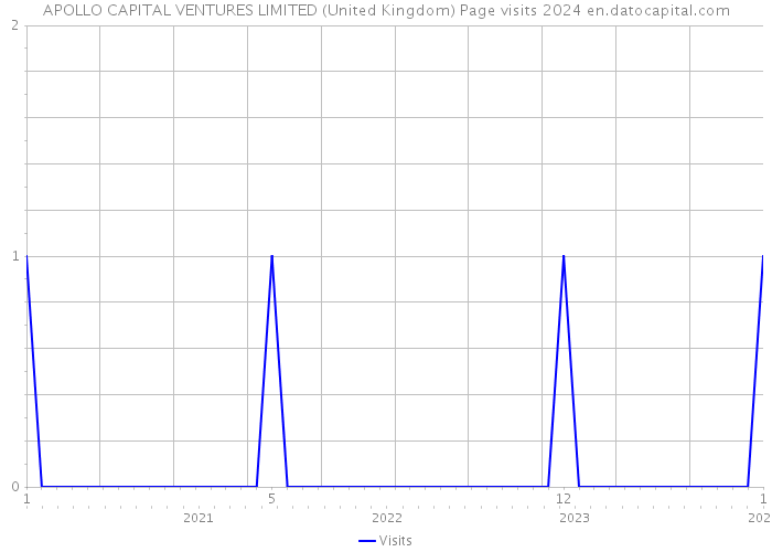 APOLLO CAPITAL VENTURES LIMITED (United Kingdom) Page visits 2024 