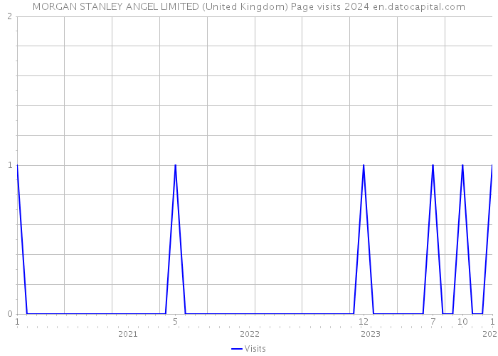 MORGAN STANLEY ANGEL LIMITED (United Kingdom) Page visits 2024 