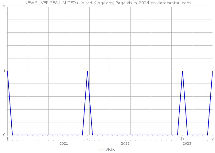 NEW SILVER SEA LIMITED (United Kingdom) Page visits 2024 