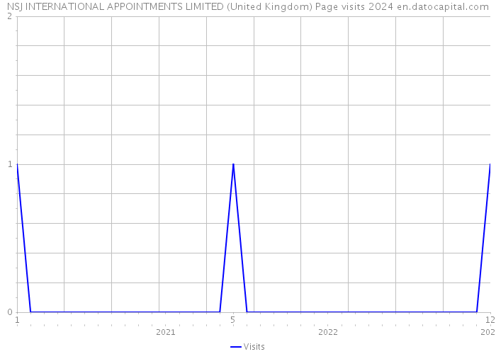 NSJ INTERNATIONAL APPOINTMENTS LIMITED (United Kingdom) Page visits 2024 