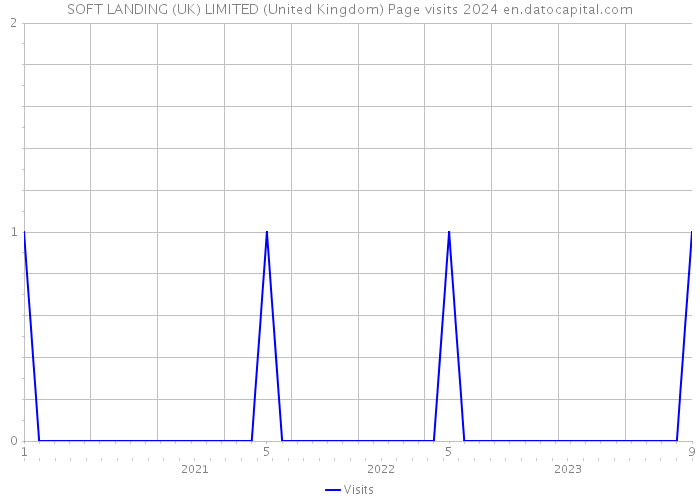 SOFT LANDING (UK) LIMITED (United Kingdom) Page visits 2024 