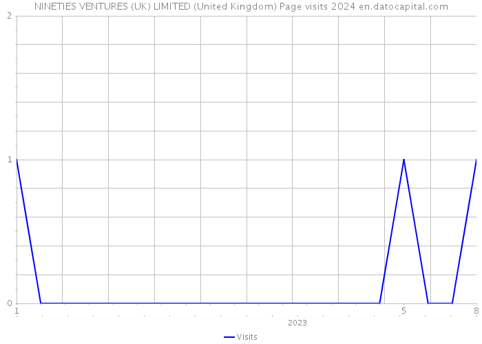 NINETIES VENTURES (UK) LIMITED (United Kingdom) Page visits 2024 