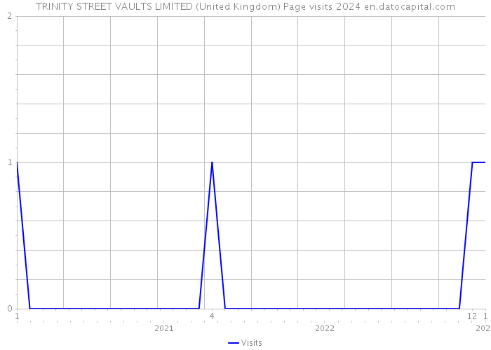 TRINITY STREET VAULTS LIMITED (United Kingdom) Page visits 2024 