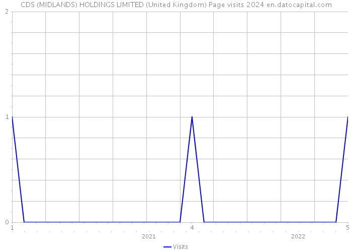 CDS (MIDLANDS) HOLDINGS LIMITED (United Kingdom) Page visits 2024 