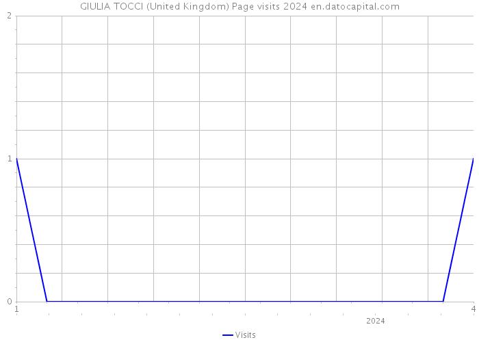 GIULIA TOCCI (United Kingdom) Page visits 2024 