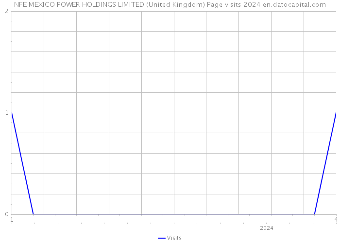 NFE MEXICO POWER HOLDINGS LIMITED (United Kingdom) Page visits 2024 