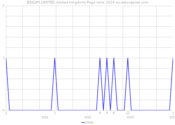 JESSUPS LIMITED (United Kingdom) Page visits 2024 