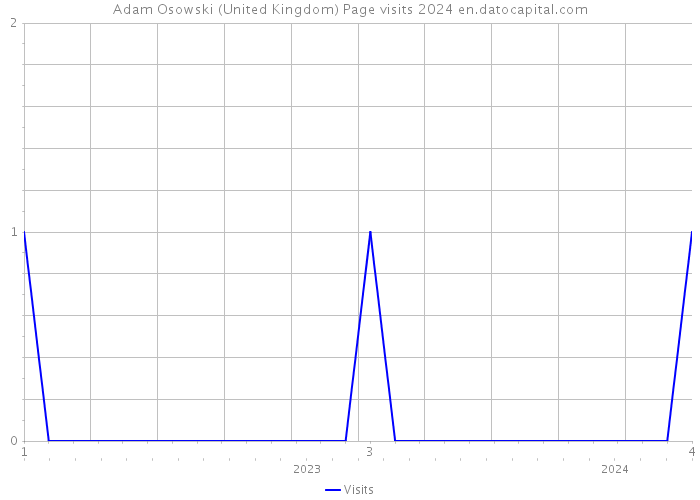 Adam Osowski (United Kingdom) Page visits 2024 