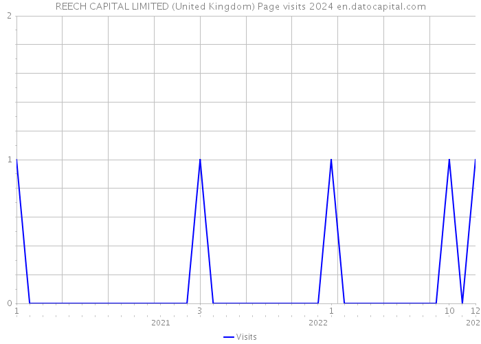 REECH CAPITAL LIMITED (United Kingdom) Page visits 2024 