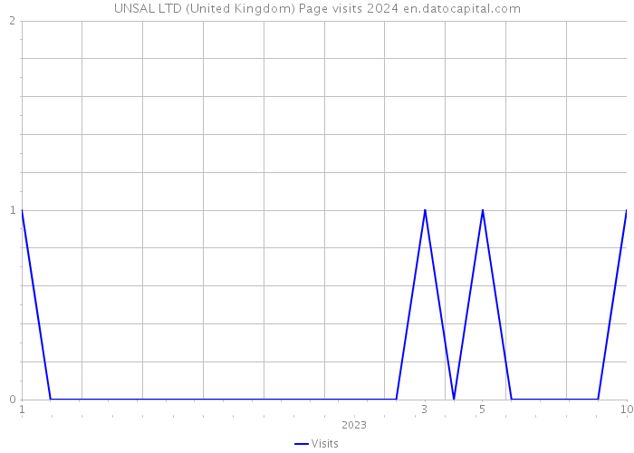 UNSAL LTD (United Kingdom) Page visits 2024 