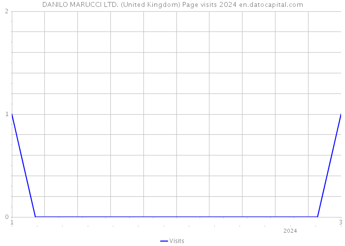 DANILO MARUCCI LTD. (United Kingdom) Page visits 2024 
