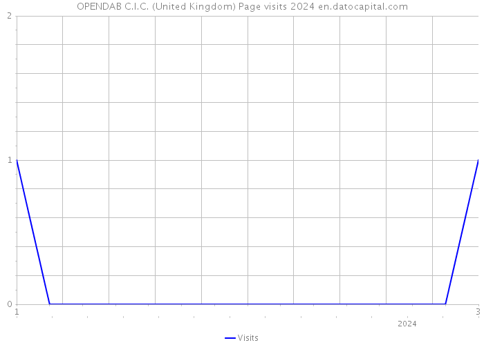 OPENDAB C.I.C. (United Kingdom) Page visits 2024 
