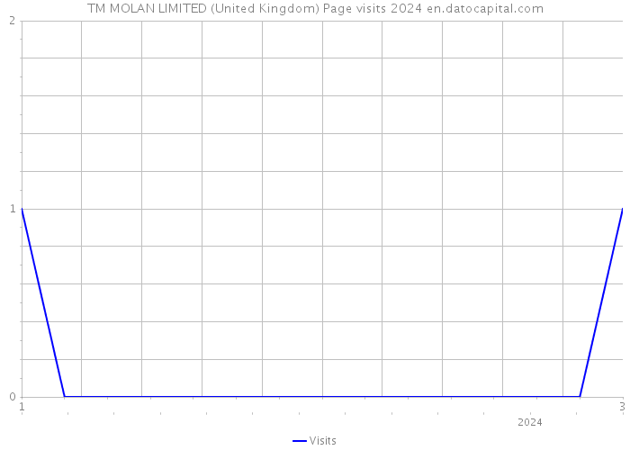 TM MOLAN LIMITED (United Kingdom) Page visits 2024 