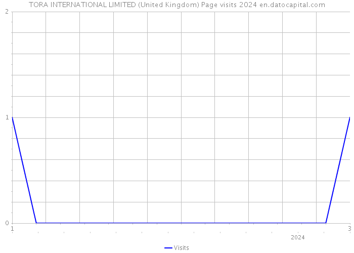 TORA INTERNATIONAL LIMITED (United Kingdom) Page visits 2024 