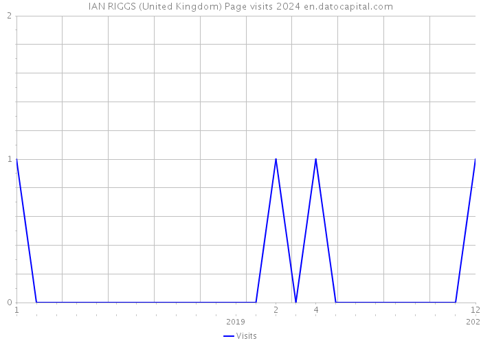 IAN RIGGS (United Kingdom) Page visits 2024 