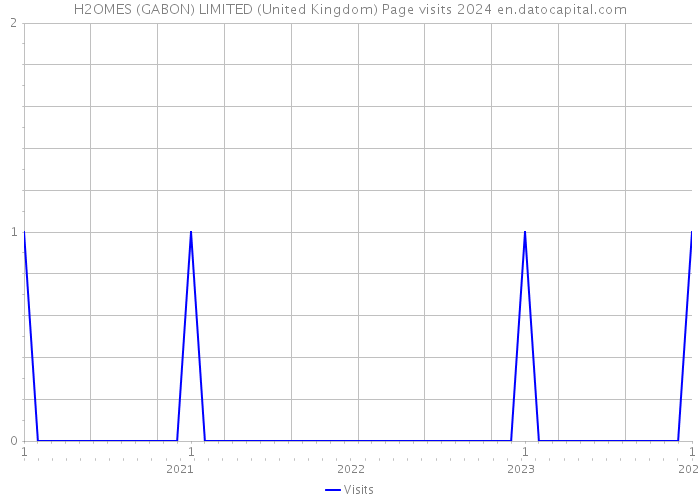 H2OMES (GABON) LIMITED (United Kingdom) Page visits 2024 