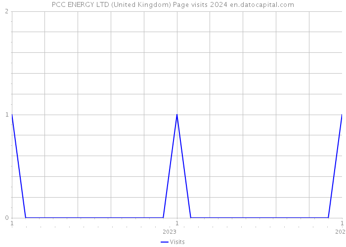 PCC ENERGY LTD (United Kingdom) Page visits 2024 