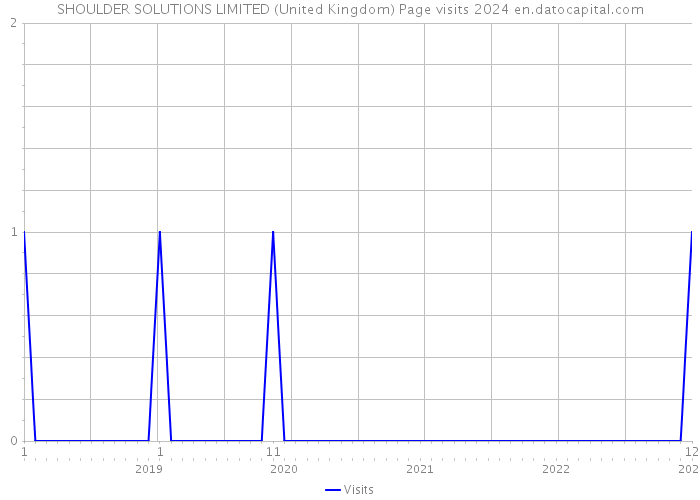 SHOULDER SOLUTIONS LIMITED (United Kingdom) Page visits 2024 