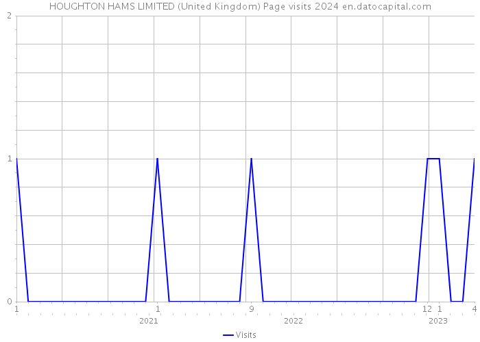 HOUGHTON HAMS LIMITED (United Kingdom) Page visits 2024 