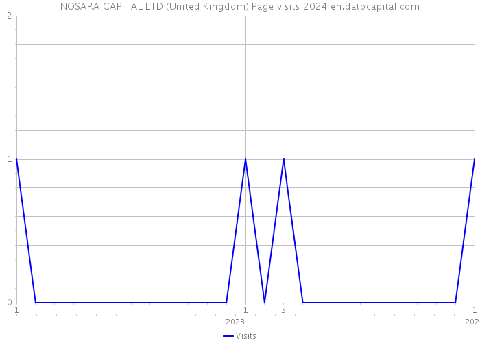 NOSARA CAPITAL LTD (United Kingdom) Page visits 2024 
