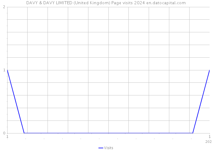 DAVY & DAVY LIMITED (United Kingdom) Page visits 2024 
