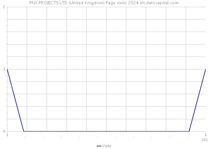 PNX PROJECTS LTD (United Kingdom) Page visits 2024 