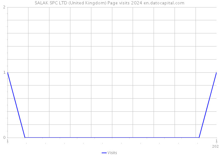 SALAK SPC LTD (United Kingdom) Page visits 2024 