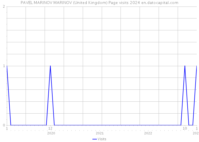 PAVEL MARINOV MARINOV (United Kingdom) Page visits 2024 