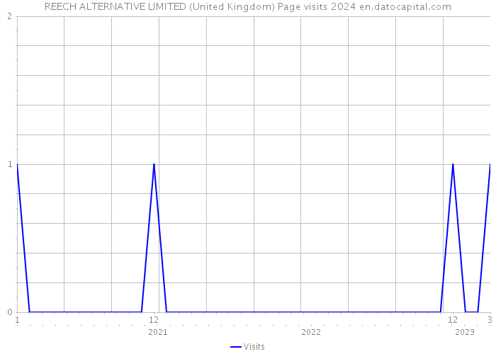 REECH ALTERNATIVE LIMITED (United Kingdom) Page visits 2024 
