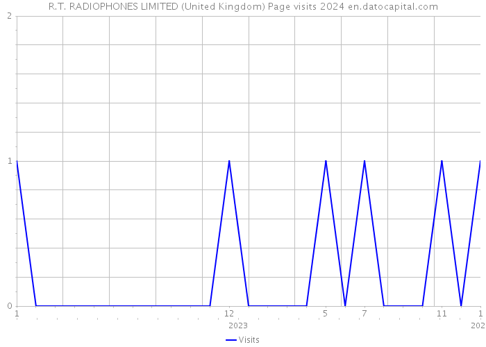 R.T. RADIOPHONES LIMITED (United Kingdom) Page visits 2024 