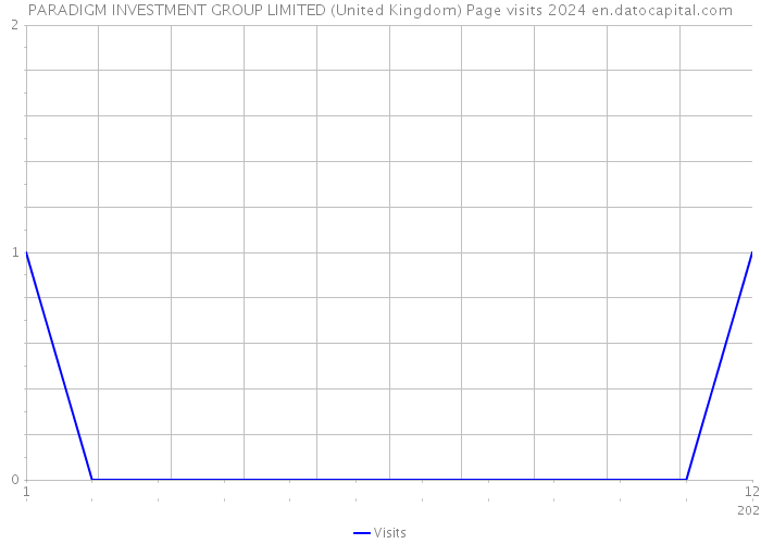 PARADIGM INVESTMENT GROUP LIMITED (United Kingdom) Page visits 2024 