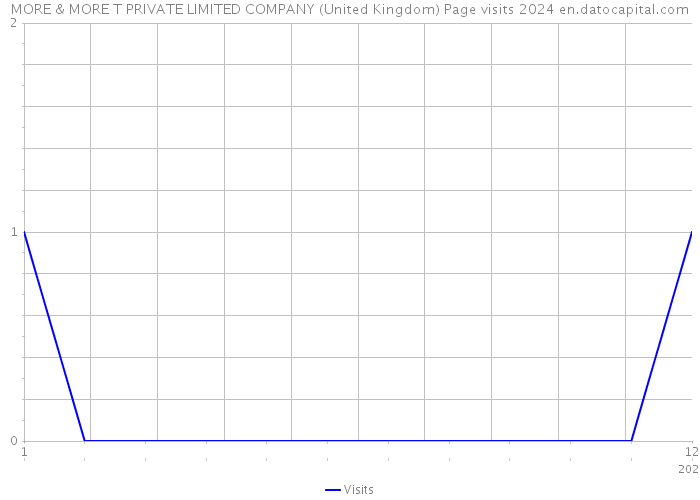 MORE & MORE T PRIVATE LIMITED COMPANY (United Kingdom) Page visits 2024 