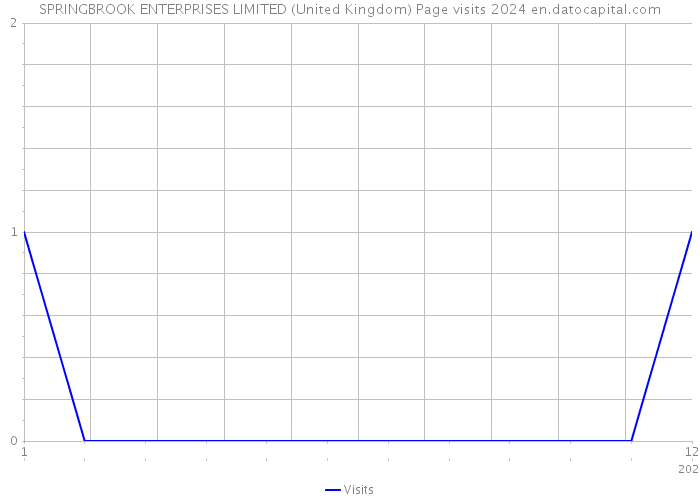 SPRINGBROOK ENTERPRISES LIMITED (United Kingdom) Page visits 2024 