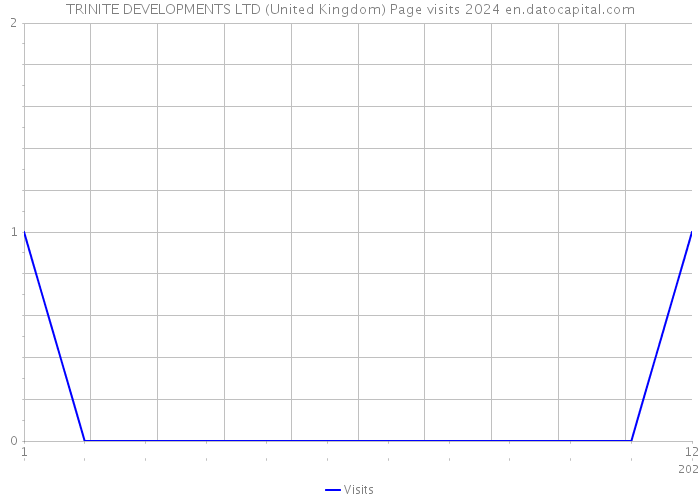 TRINITE DEVELOPMENTS LTD (United Kingdom) Page visits 2024 