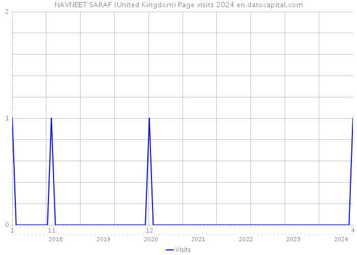 NAVNEET SARAF (United Kingdom) Page visits 2024 