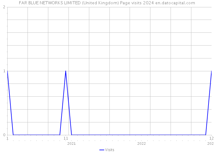 FAR BLUE NETWORKS LIMITED (United Kingdom) Page visits 2024 
