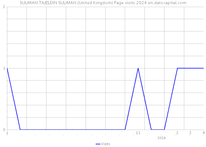 SULIMAN TAJELDIN SULIMAN (United Kingdom) Page visits 2024 