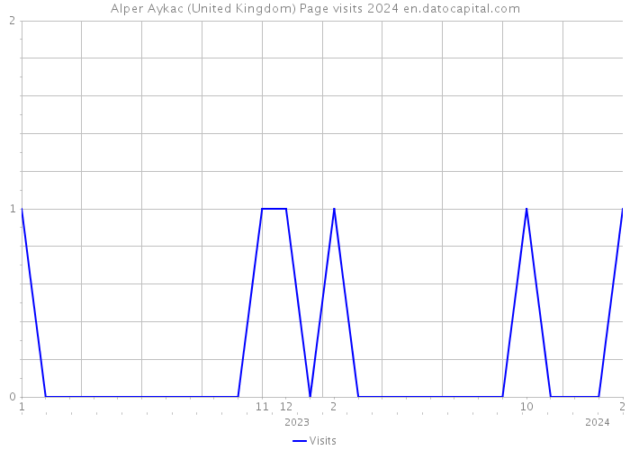 Alper Aykac (United Kingdom) Page visits 2024 