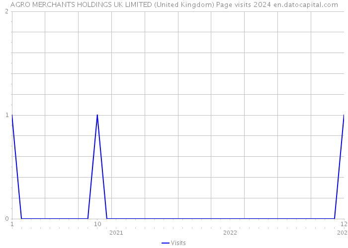 AGRO MERCHANTS HOLDINGS UK LIMITED (United Kingdom) Page visits 2024 