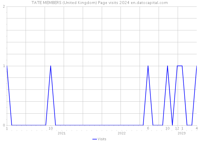 TATE MEMBERS (United Kingdom) Page visits 2024 