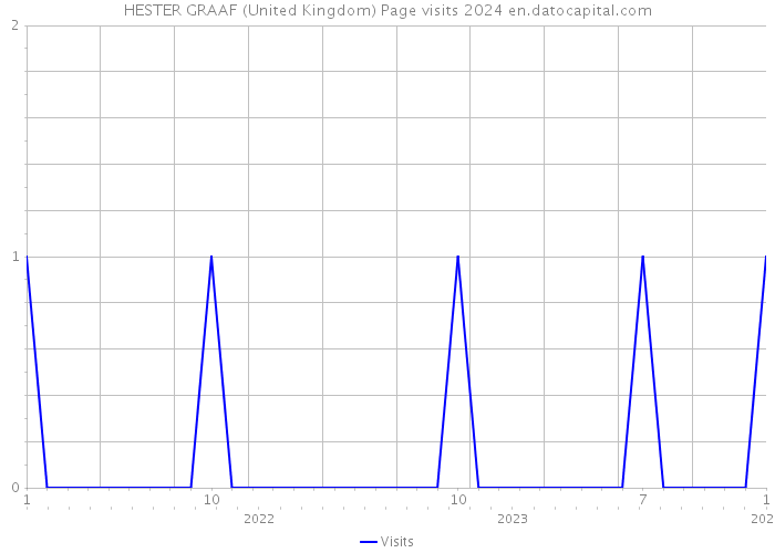 HESTER GRAAF (United Kingdom) Page visits 2024 