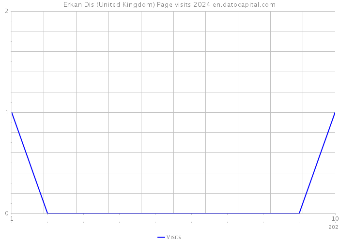 Erkan Dis (United Kingdom) Page visits 2024 