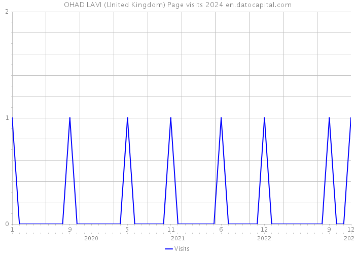 OHAD LAVI (United Kingdom) Page visits 2024 