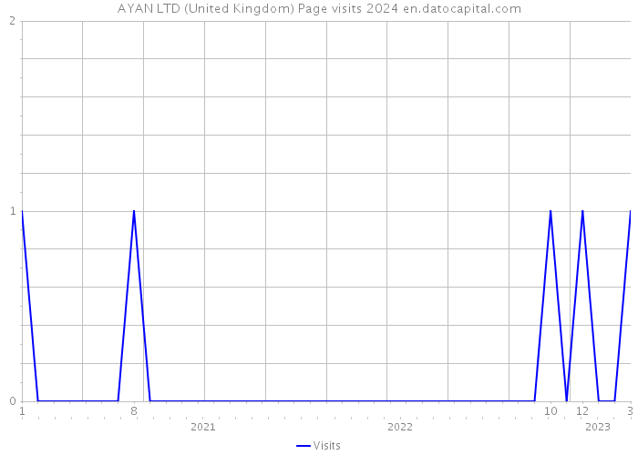 AYAN LTD (United Kingdom) Page visits 2024 
