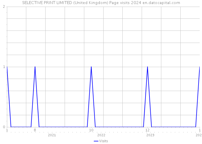 SELECTIVE PRINT LIMITED (United Kingdom) Page visits 2024 