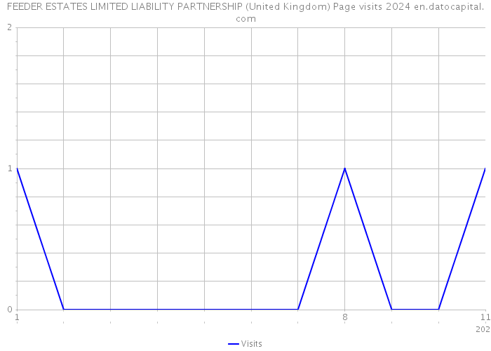 FEEDER ESTATES LIMITED LIABILITY PARTNERSHIP (United Kingdom) Page visits 2024 