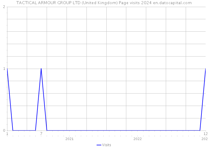 TACTICAL ARMOUR GROUP LTD (United Kingdom) Page visits 2024 