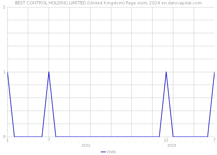 BEST CONTROL HOLDING LIMITED (United Kingdom) Page visits 2024 