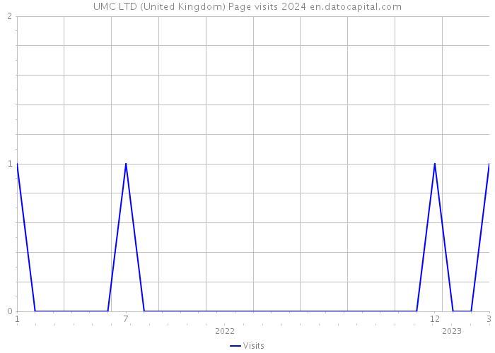 UMC LTD (United Kingdom) Page visits 2024 