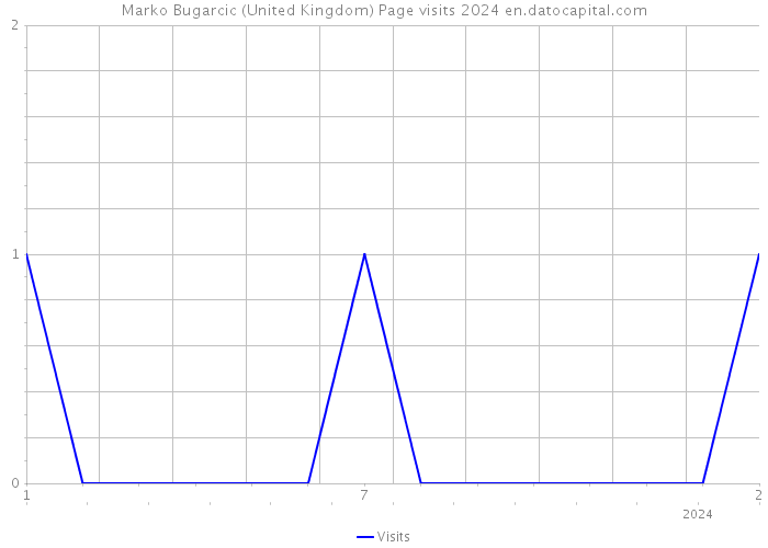 Marko Bugarcic (United Kingdom) Page visits 2024 